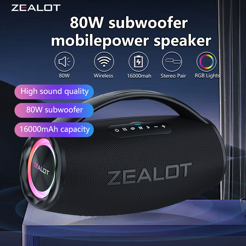 ZEALOT S97 80W Wireless speake - Holy Stone Drone Hs175 ulasan dan harga