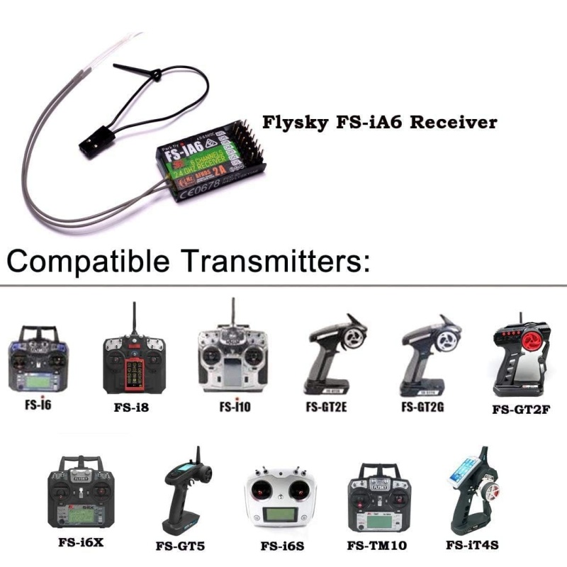 Flysky FS-IA6 Receiver 6CH Dua - Fpv Drone Battery ulasan dan harga