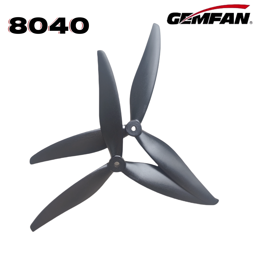 Gemfan 8040 8X4X3 3-blade 8-in - Fpv Drone Propeller ulasan dan harga