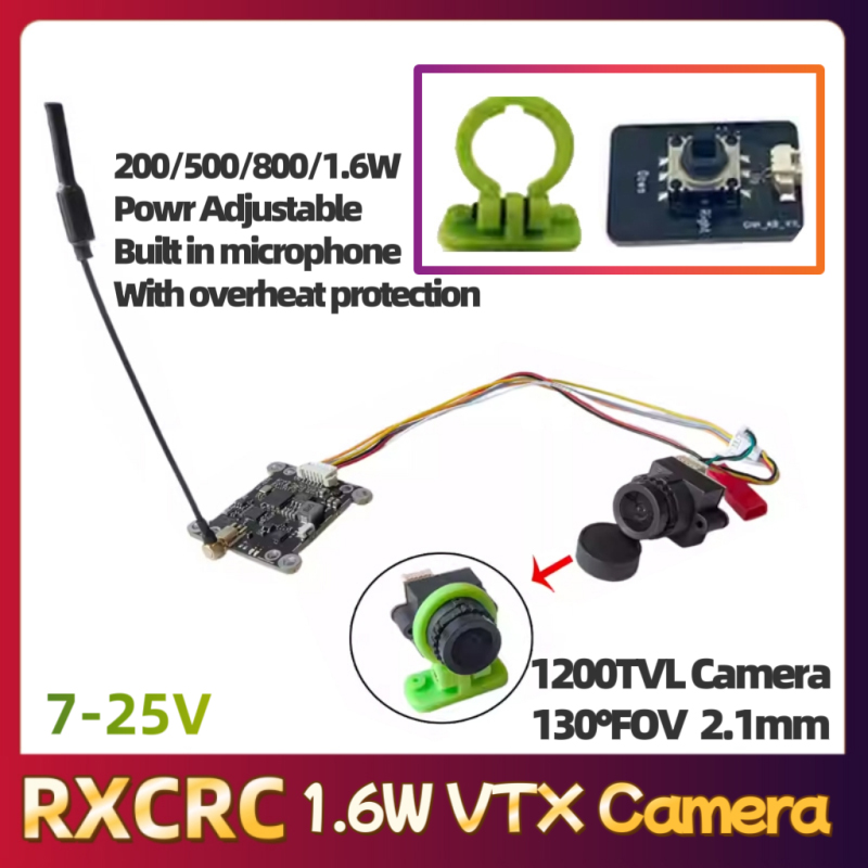 RXCRC 5.8G Module 48CH 1.6W VT - Fpv Drone Vtx ulasan dan harga