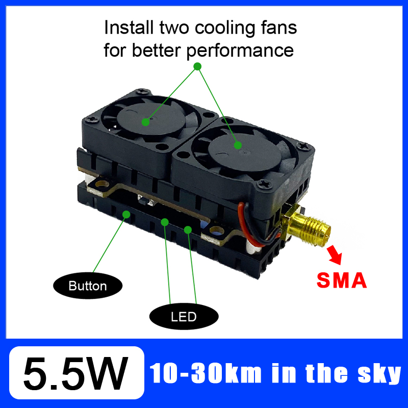 Long Range 5.8GHz 5.5W Video T - Fpv Drone Vtx ulasan dan harga